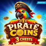 Pirate Coins: 3 Chests logo