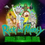 Rick and Morty Wubba Lubba Dub Dub logo