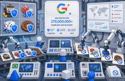 Google estää 270 miljoonaa uhkapelimainosta vuonna 2025, kun sääntelypaine kasvaa img
