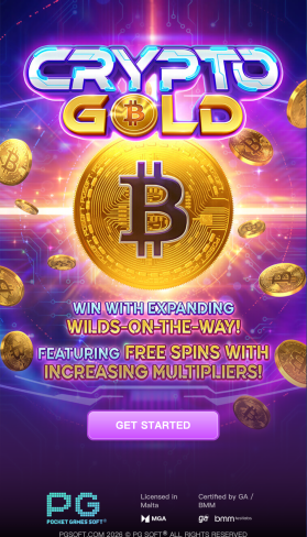 Crypto Gold Main Screen