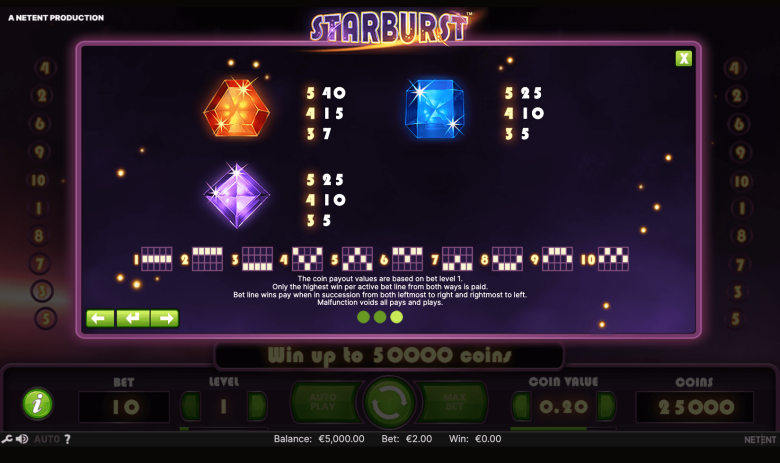 Starburst combinations 1