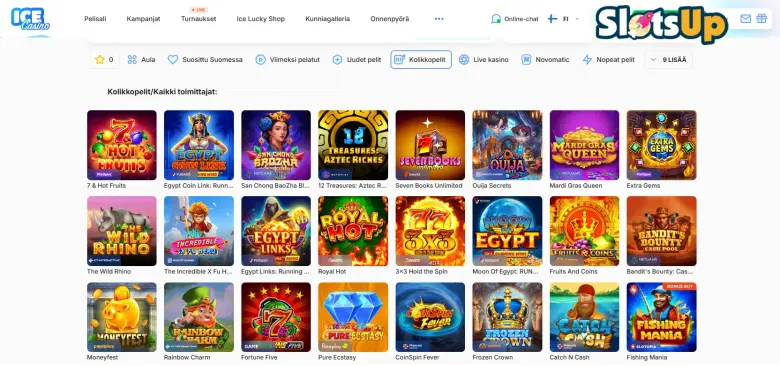 Ice Casino kolikkopelit online-kasino Step