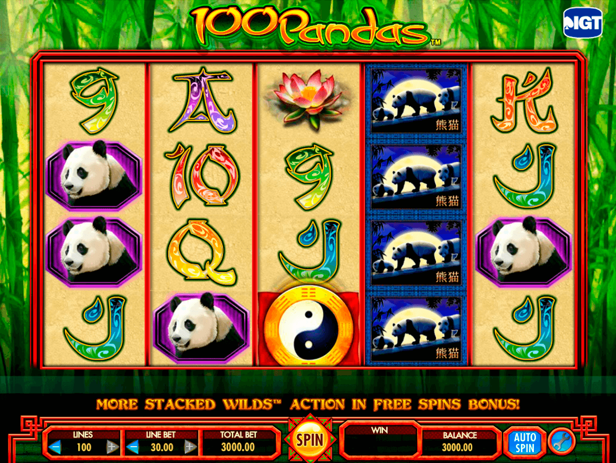 100 pandas igt casino 