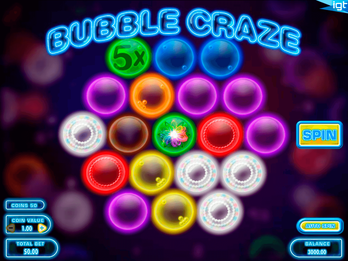 bubble craze igt casino 