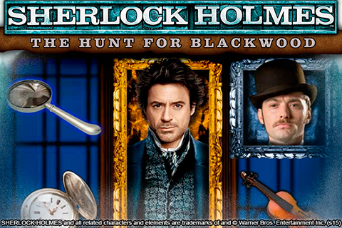 logo sherlock holmes the hunt for blackwood igt 