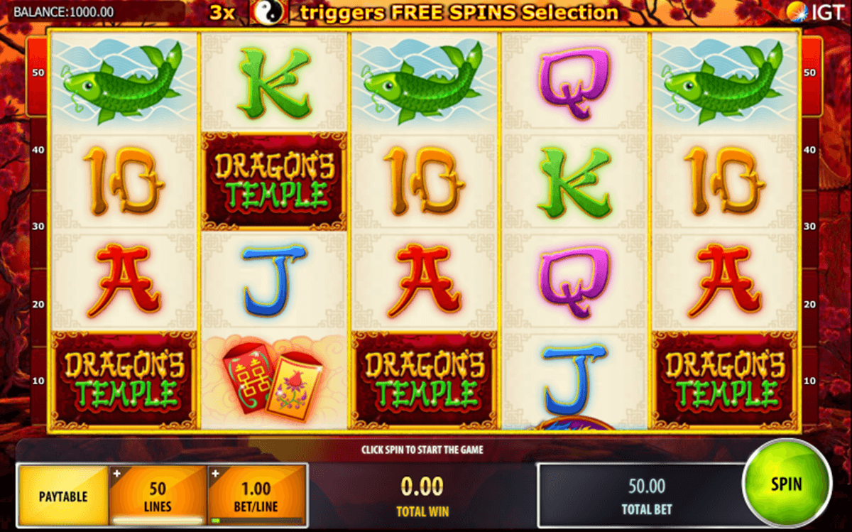 dragons temple igt casino 