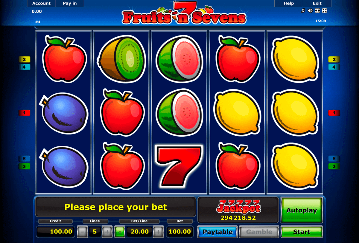 fruitsn sevens novomatic casino 