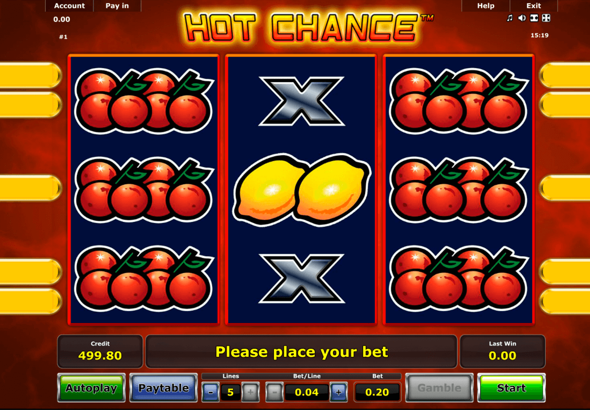 hot chance novomatic casino 