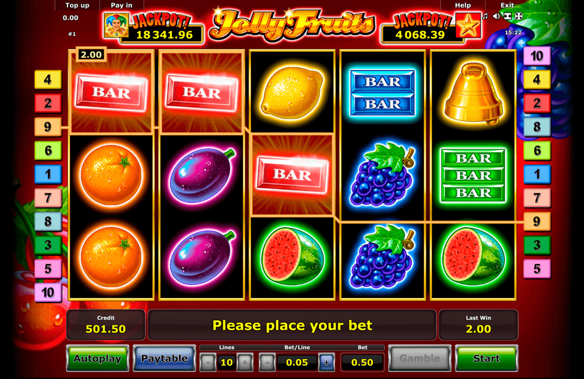 jolly fruits novomatic casino 
