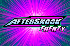 logo aftershock frenzy wms kolikkopeli 