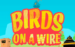 logo birds on a wire thunderkick kolikkopeli 