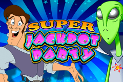 logo super jackpot party wms kolikkopeli 