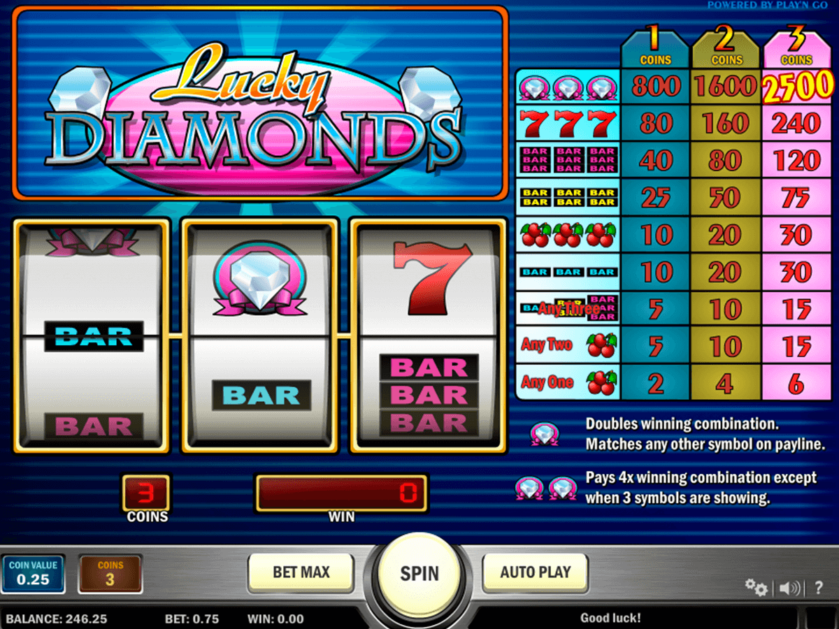 lucky diamonds playn go casino 