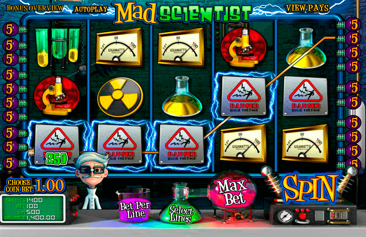 mad scientist betsoft casino 