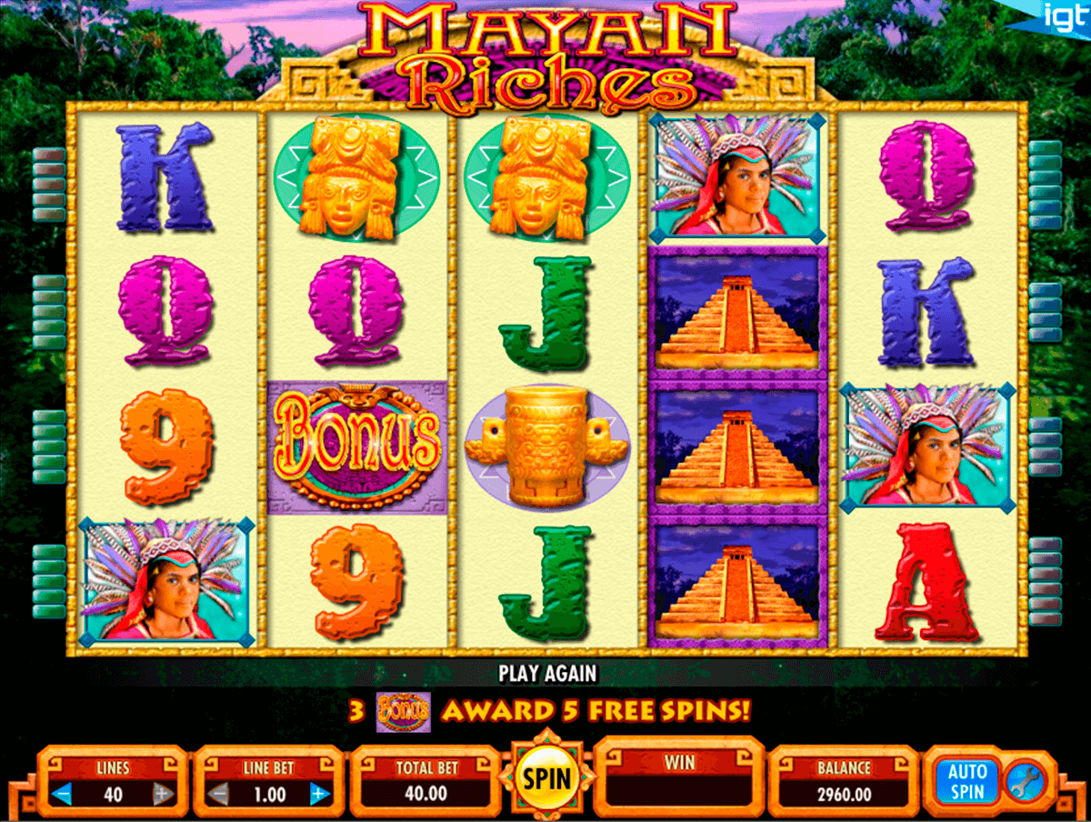 mayan riches igt casino 