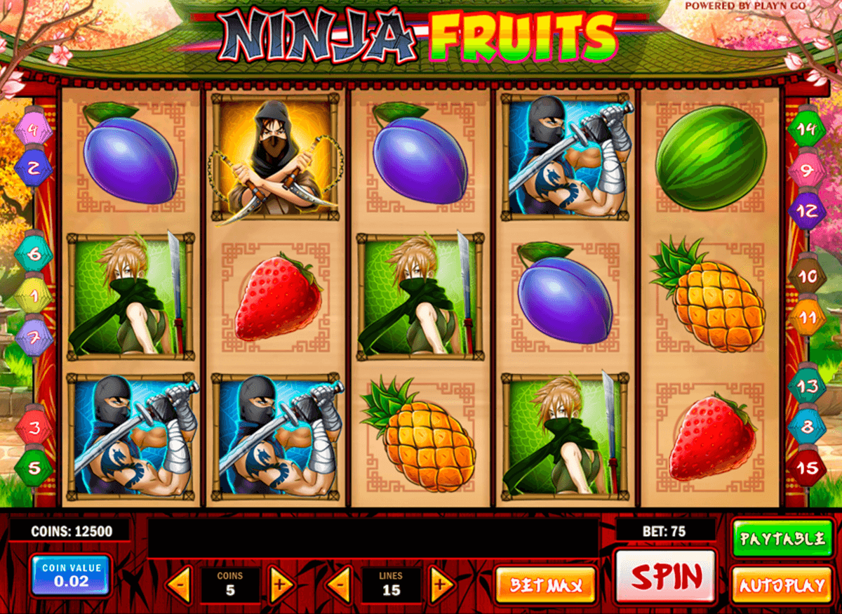 ninja fruits playn go casino 