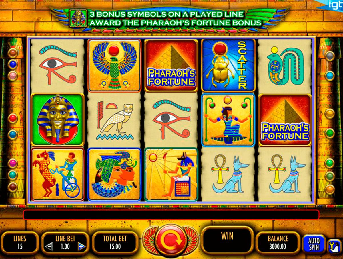 pharaohs fortune igt casino 