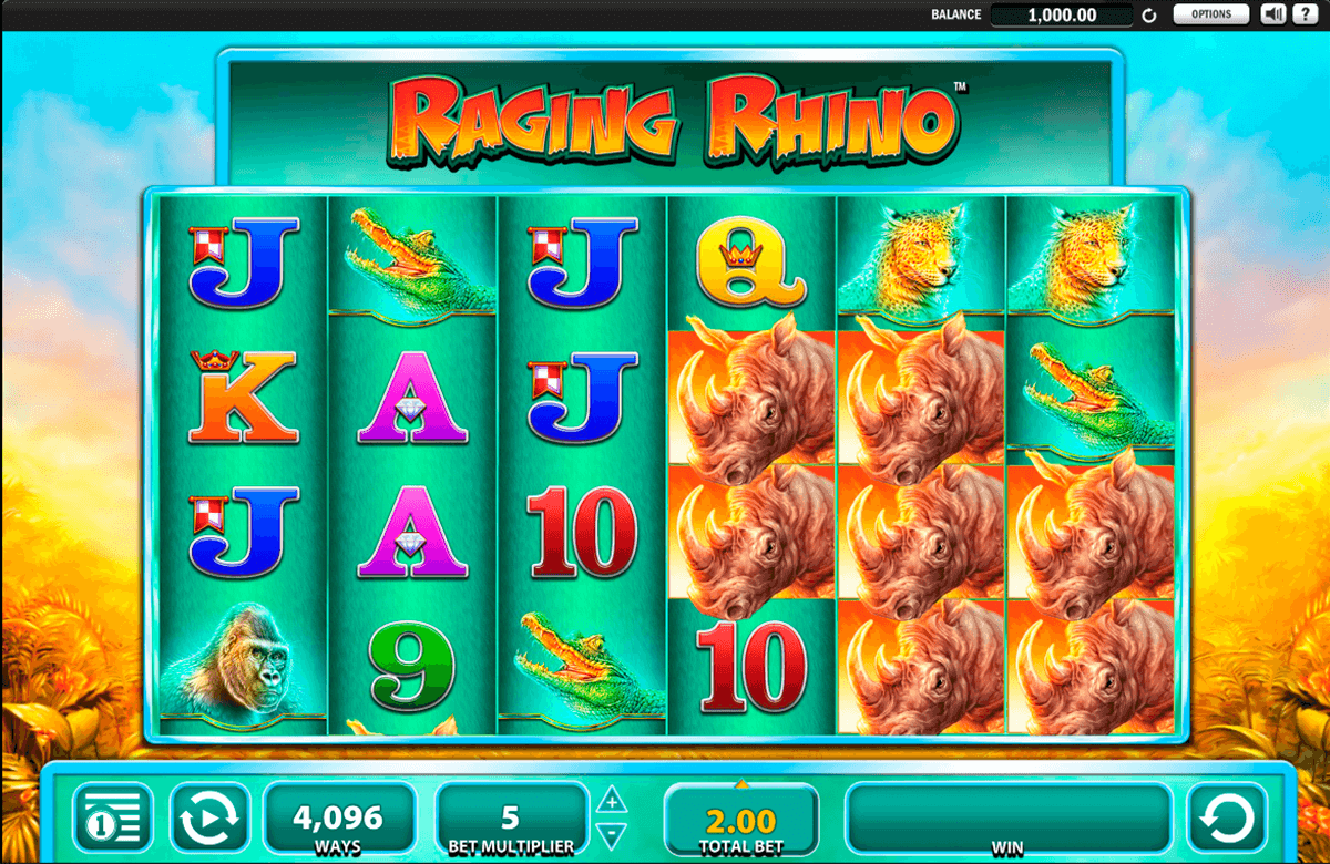 raging rhino wms casino 
