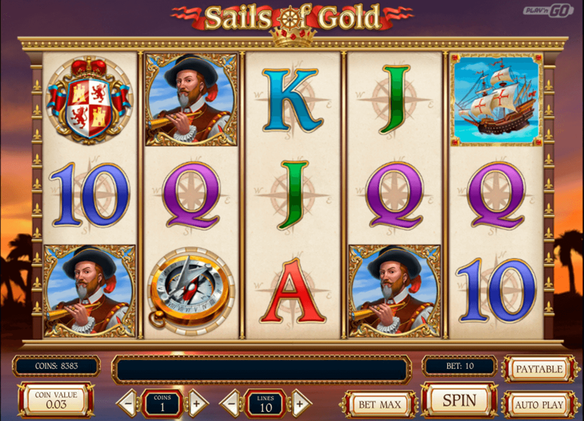 sails of gold playn go casino 