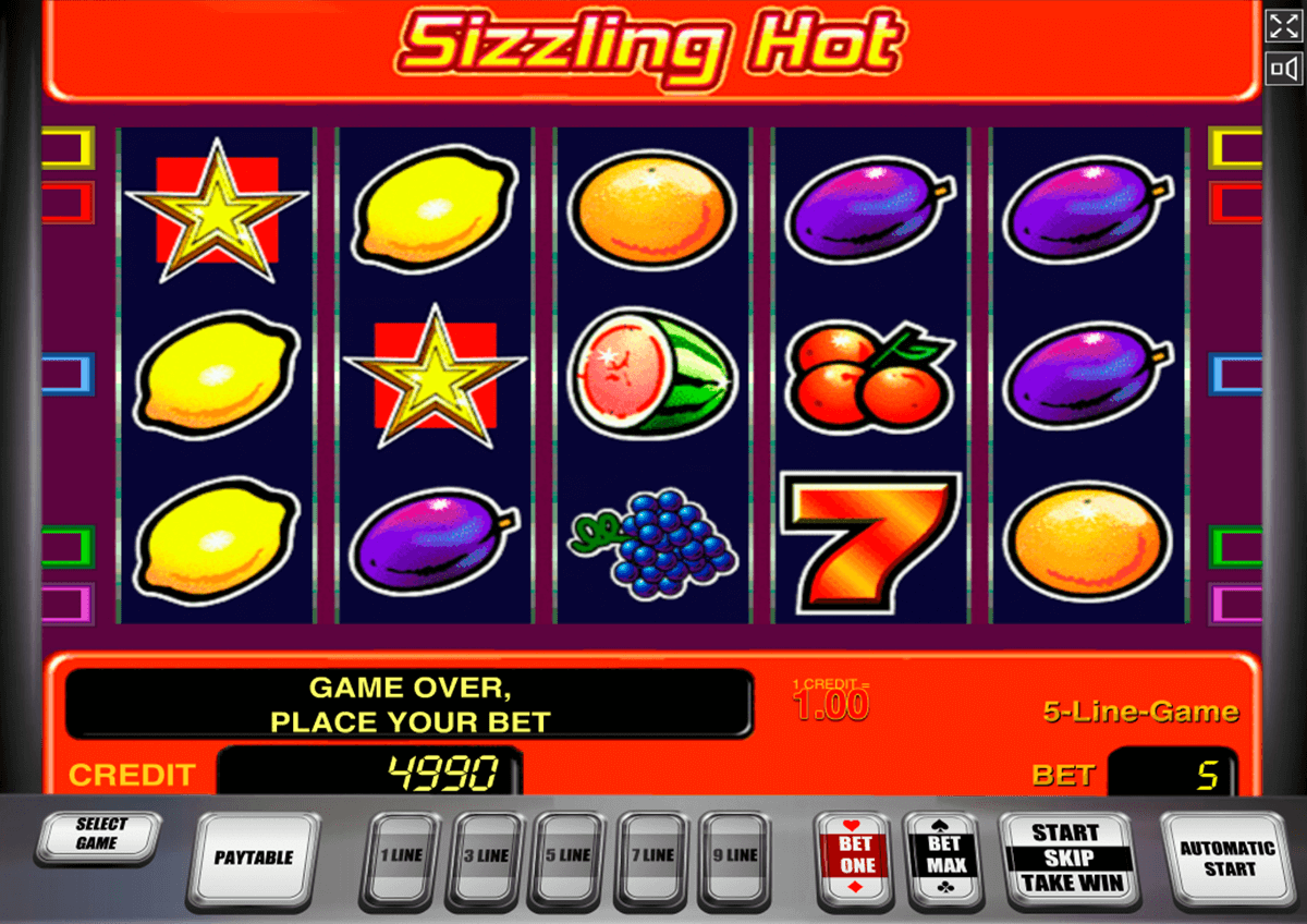 sizzling hot novomatic casino 