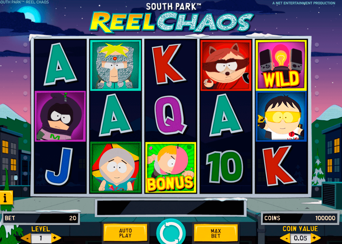 south park reel chaos netent casino 