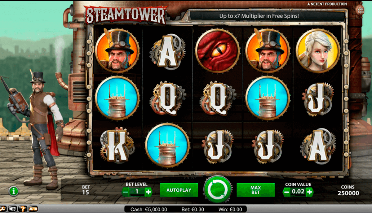 steam tower netent casino 