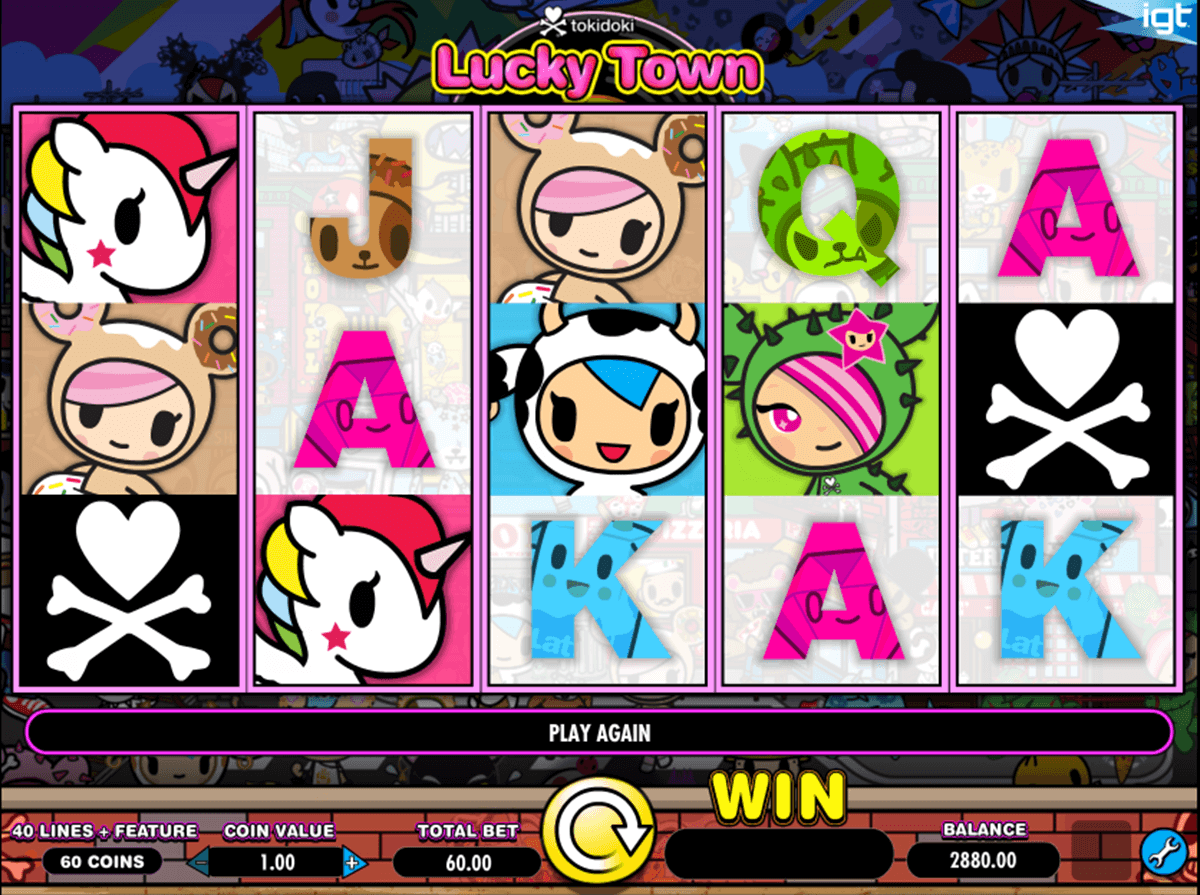 tokidoki lucky town igt casino 