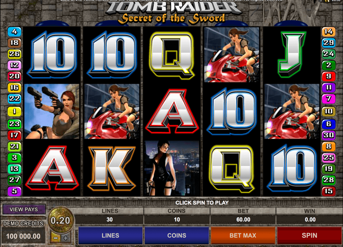tomb raider ii microgaming casino 