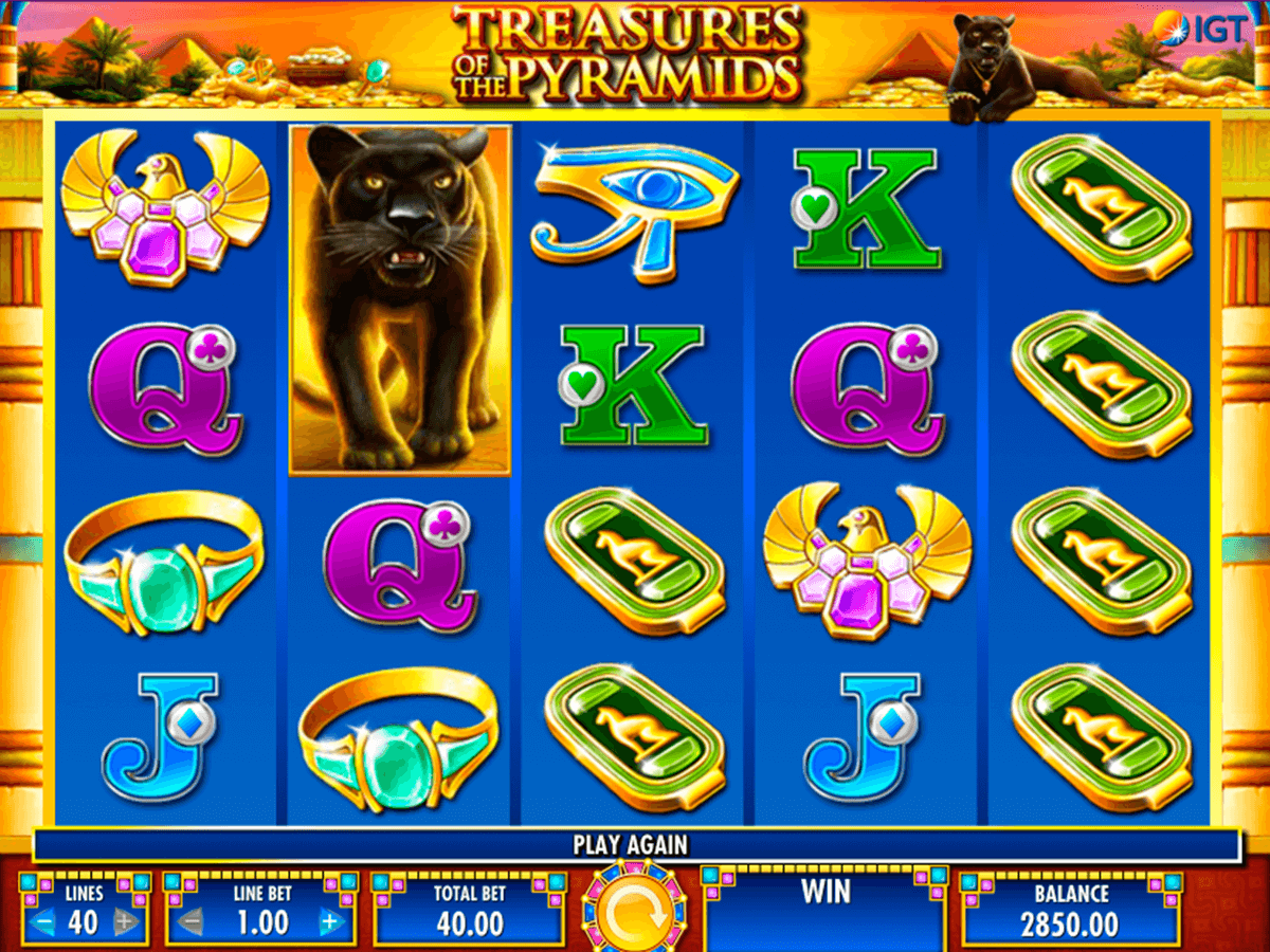 treasures of the pyramids igt casino 