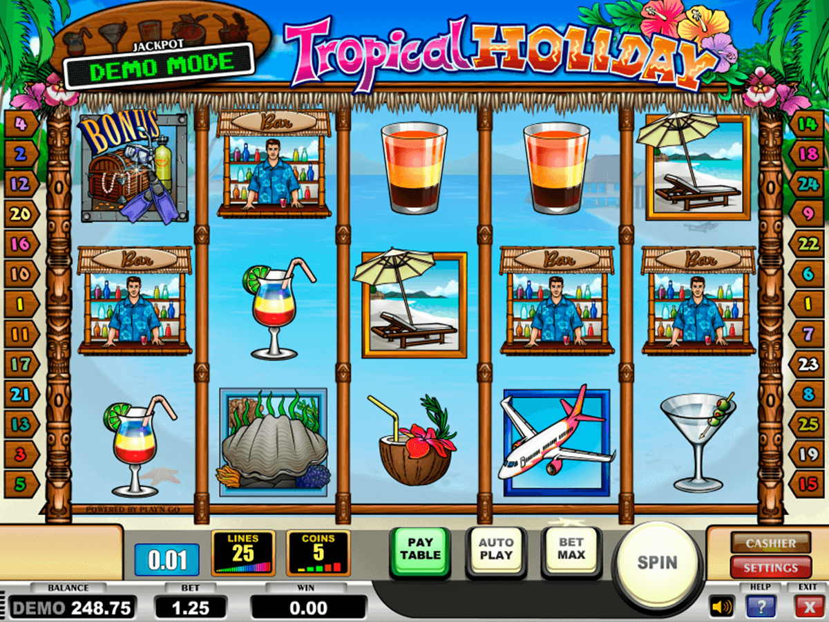 tropical holiday playn go casino 