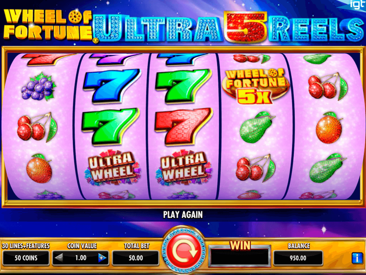 wheel of fortune ultra 5 reels igt casino 