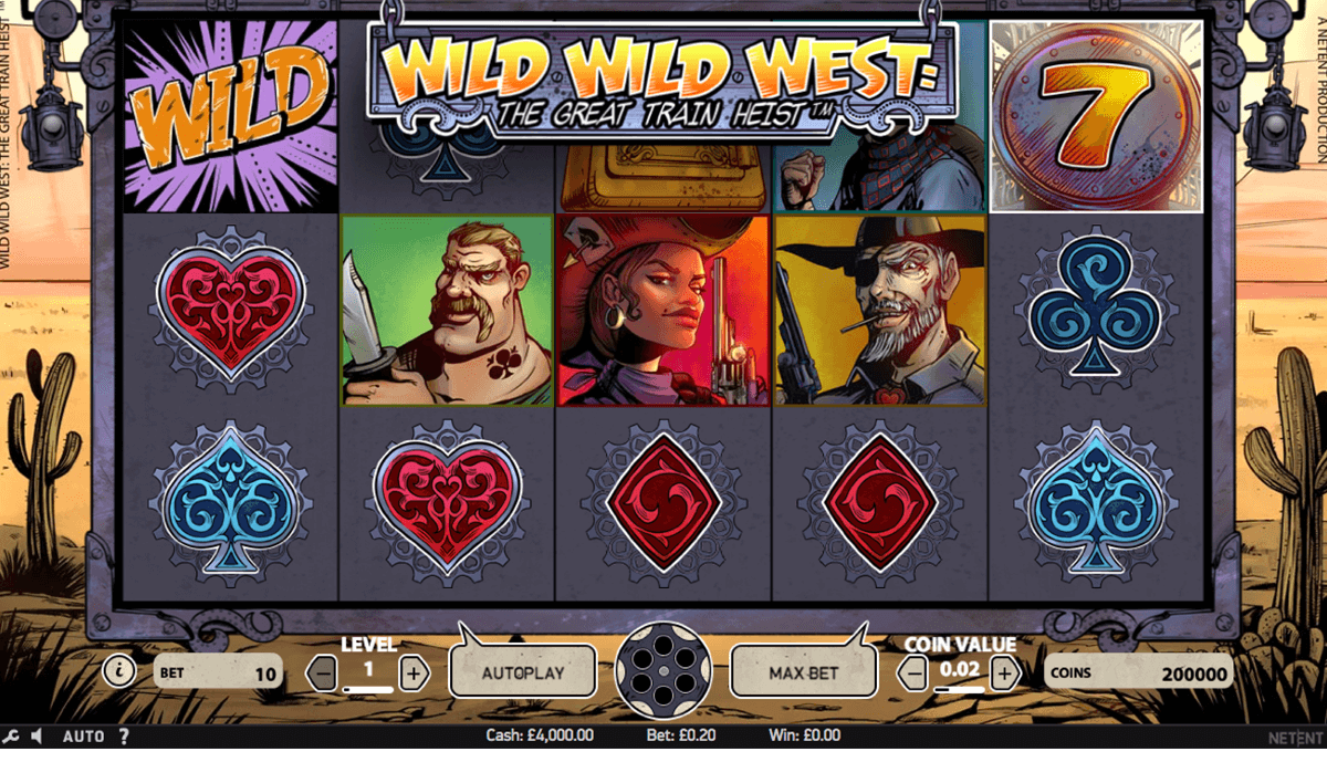 wild wild west the great train heist netent casino 